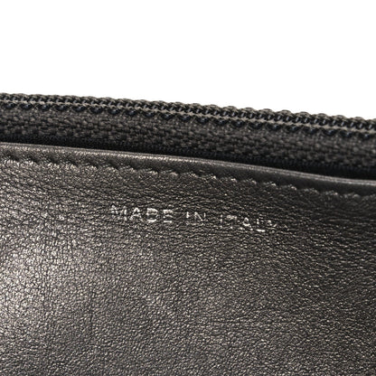 Metallic Caviar Timeless CC Wallet On Chain WOC Grey