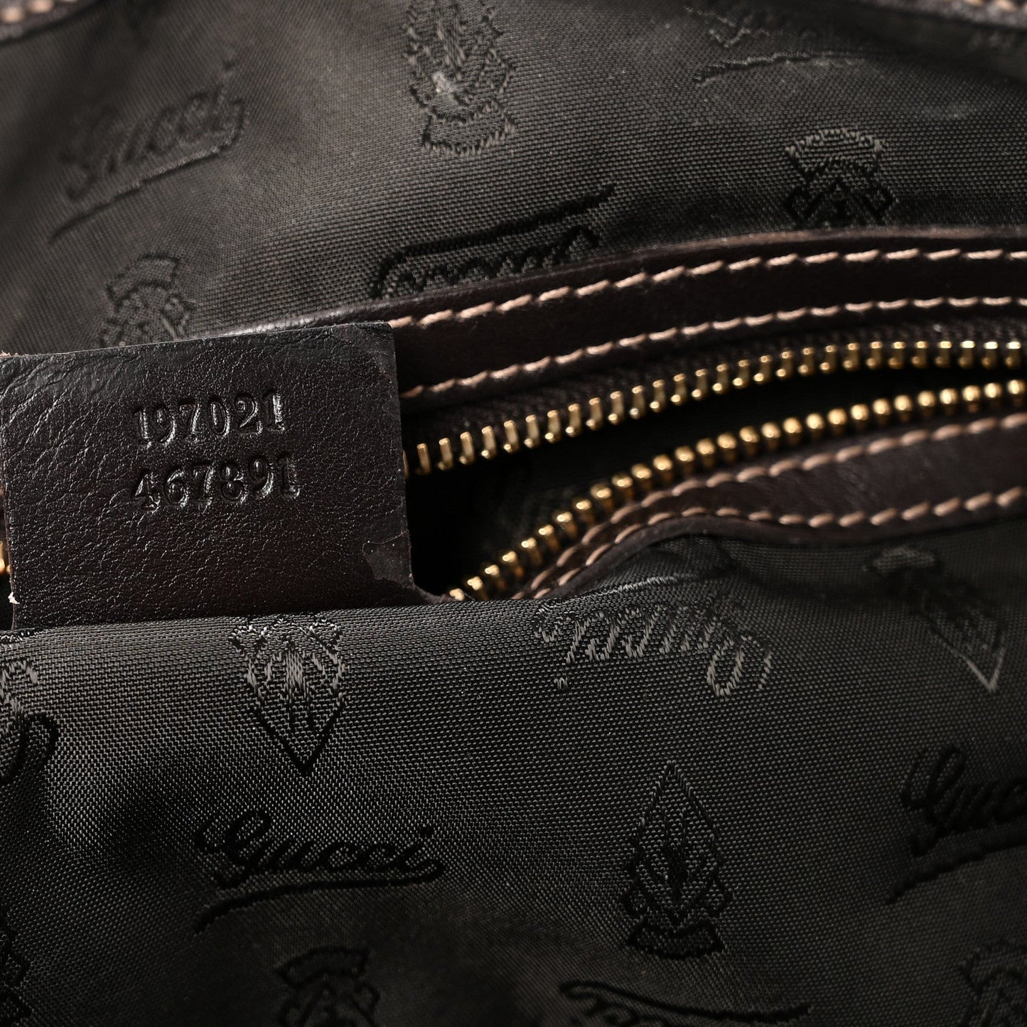 Crystal Monogram Medium Hysteria Top Handle Bag