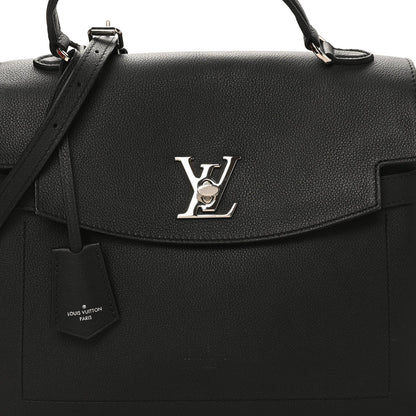 Soft Calfskin Lockme Ever MM Black