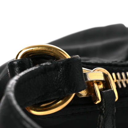 Tessuto Nylon Pochette Bag Black