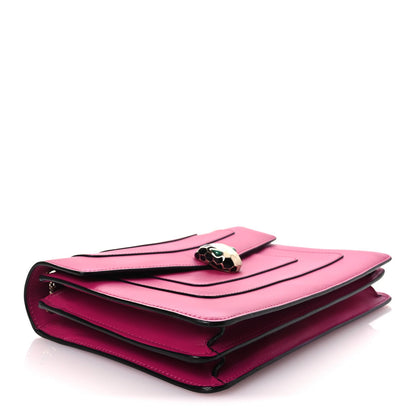 Calfskin Serpenti Forever Shoulder Bag Pink