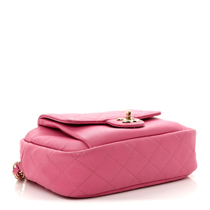 Caviar Quilted CC Day Camera Case Pink