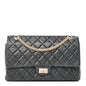 Aged Calfskin Quilted 2.55 Reissue 226 Flap Black