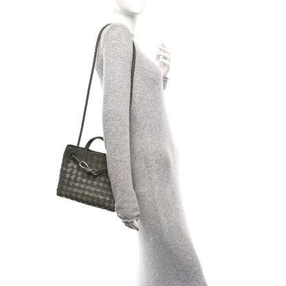 Nappa Intrecciato Small Andiamo Shoulder Bag Pickle