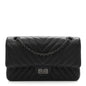 Sheepskin Chevron Quilted 2.55 Reissue 225 Double Flap So Black