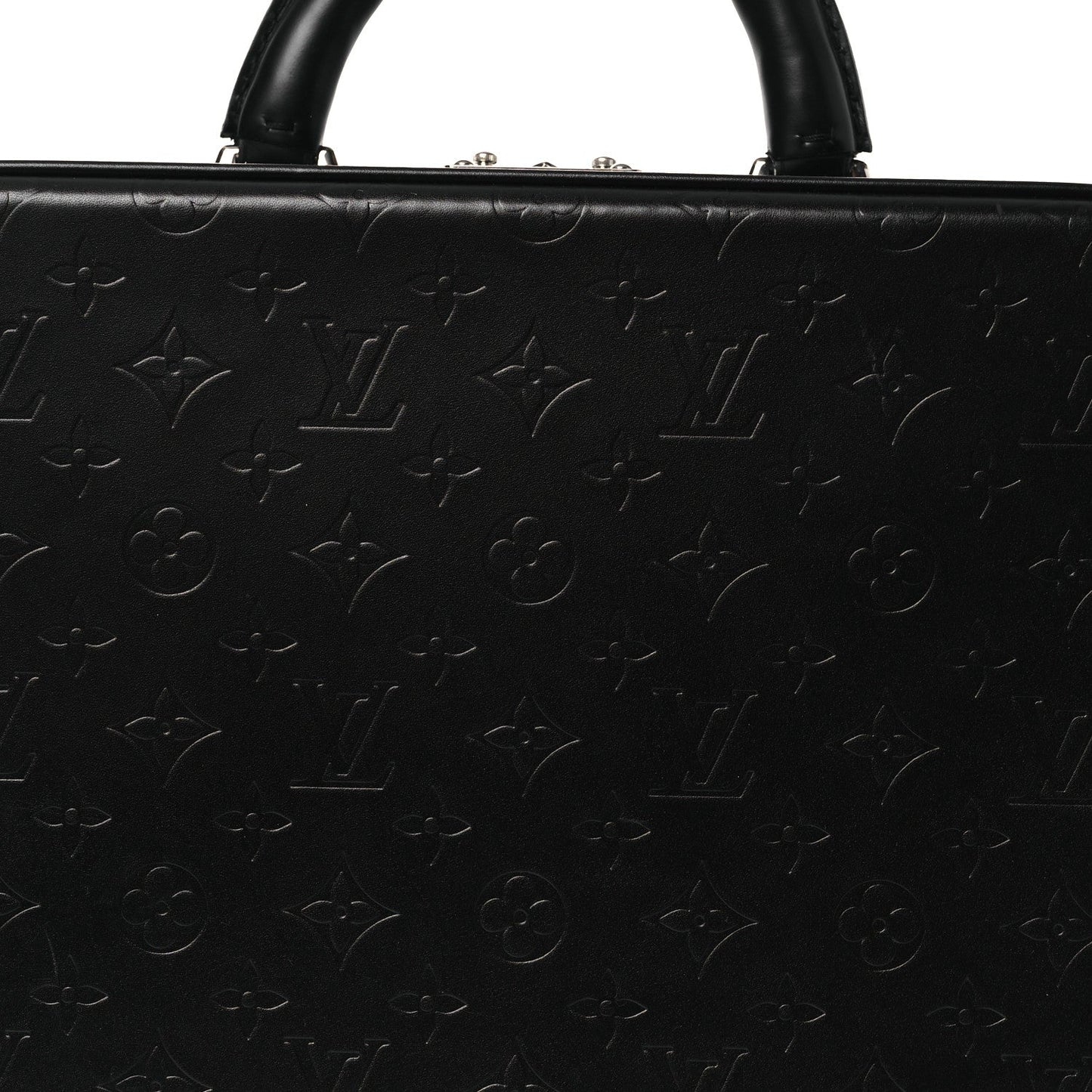 Monogram Glace Valisette MM Black
