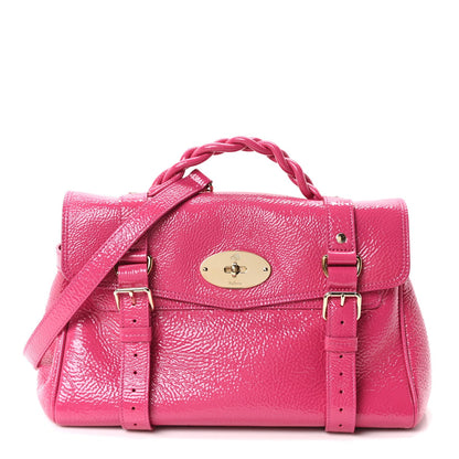 Spongy Patent Small Alexa Pink