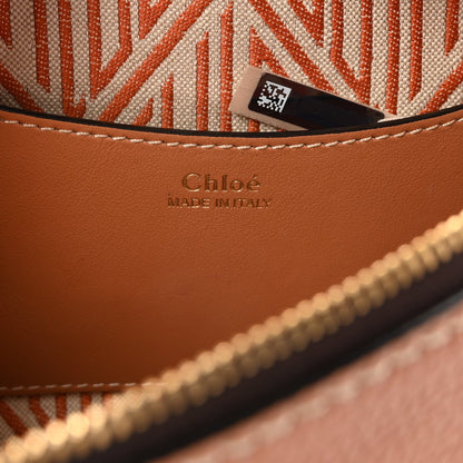 Calfskin Mini Daria Chain Bag Peach Bloom