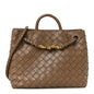 Nappa Intrecciato Small Andiamo Shoulder Bag Pinecone