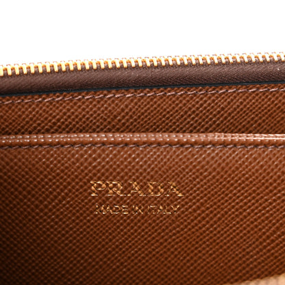 Saffiano Cuir Medium Galleria Double Zip Tote Palissandro