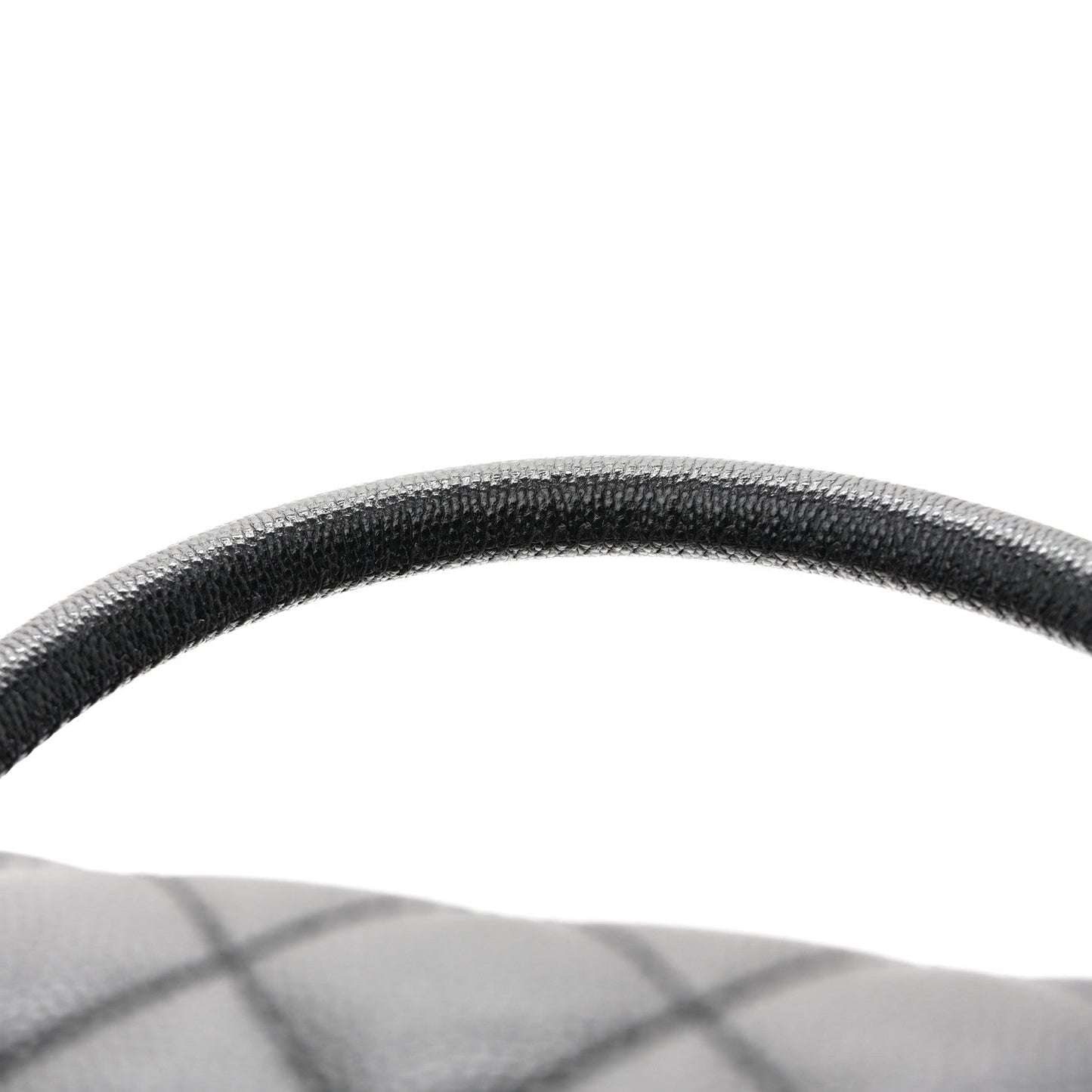 Caviar Quilted Small Coco Handle Flap Black
