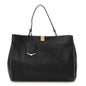 Calfskin Le Dix Soft Cabas M Shoulder Bag Black