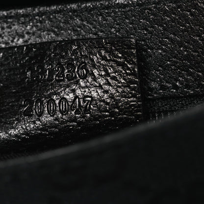 GG Monogram Web Buckle Belt Bag Black