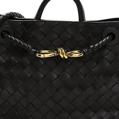 Nappa Intrecciato Small Andiamo Shoulder Bag Fondant