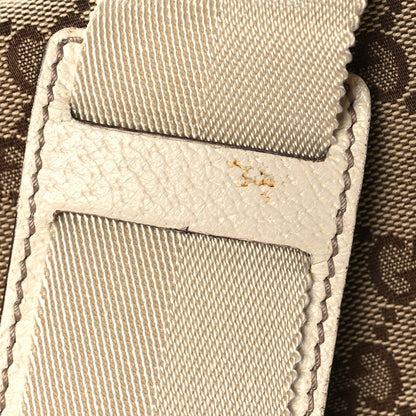 GG Monogram Medium Flap Messenger Bag Beige