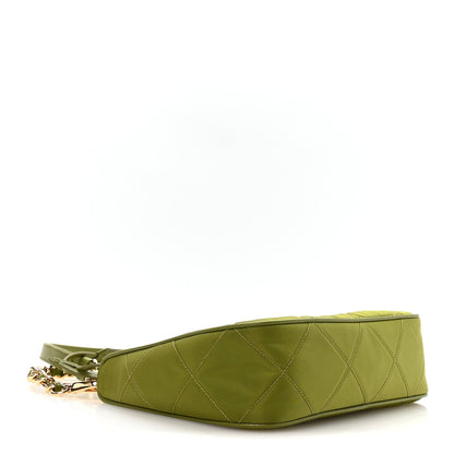Re-Nylon Saffiano Stitched Mini Re-Edition 1995 Chaine Shoulder Bag Edera