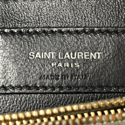 Calfskin Y Quilted Monogram Small Loulou Chain Satchel Light Sage