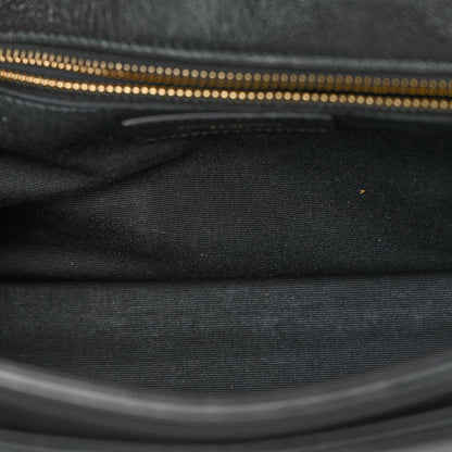Lambskin Quilted Mini Becky Chain Bag Vert Fonce