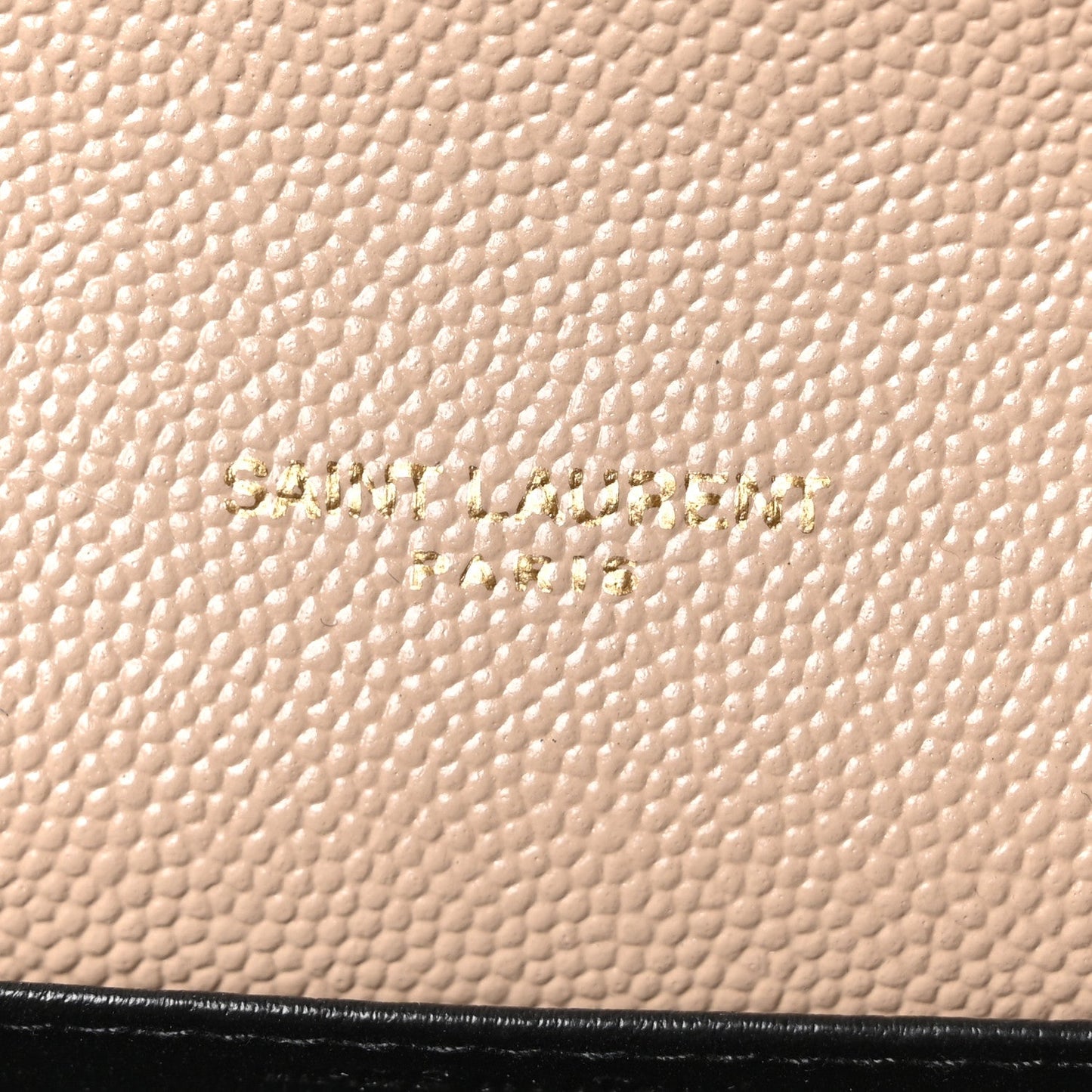 Grain De Poudre Monogram Uptown Chain Wallet Dark Beige