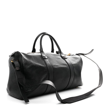 Calfskin Buckley Duffle Bag Black