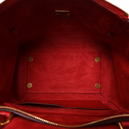 Grained Calfskin Mini Belt Bag Coquelicot