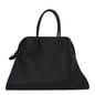 Matte Grained Calfskin Soft Margaux 15 Black