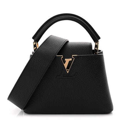Taurillon Mini Capucines Black