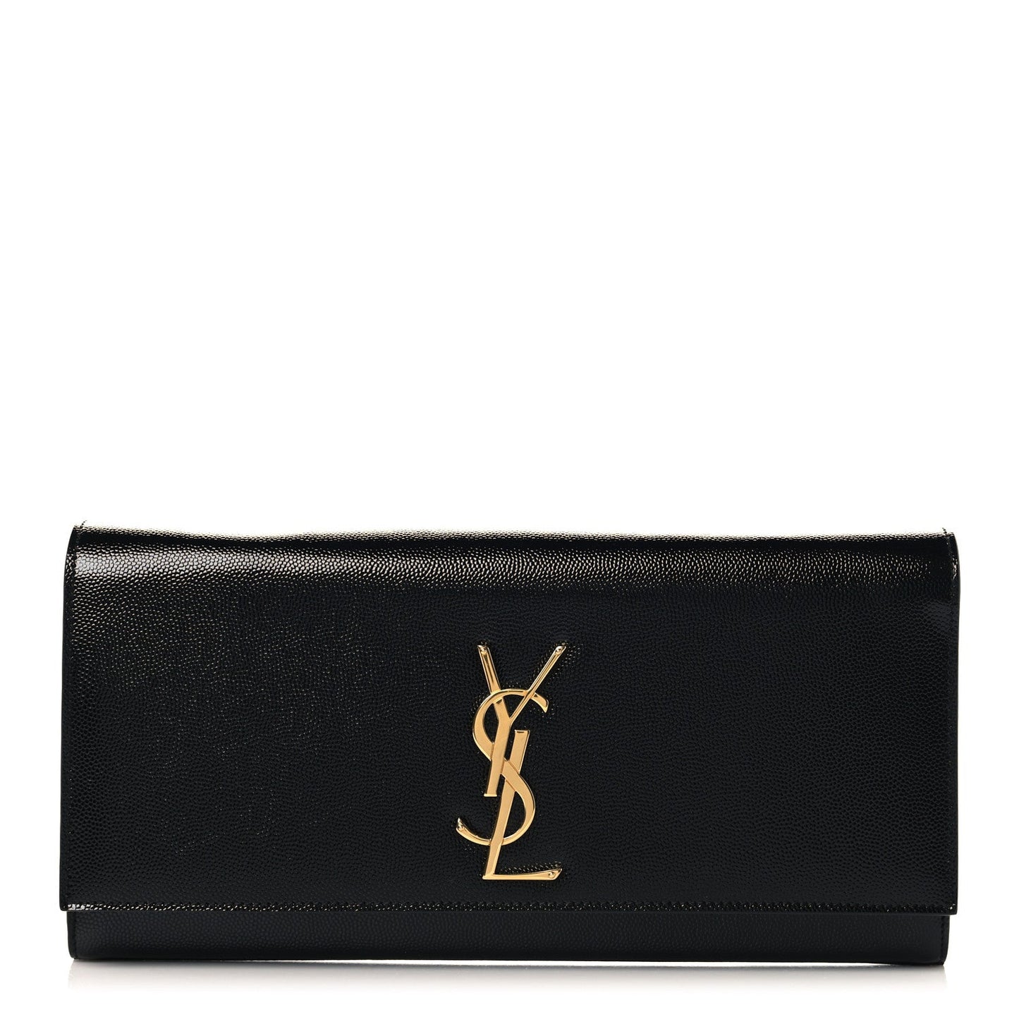 Grain De Poudre Monogram Cassandre Clutch Black