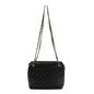 Lambskin Quilted Shoulder Bag Black