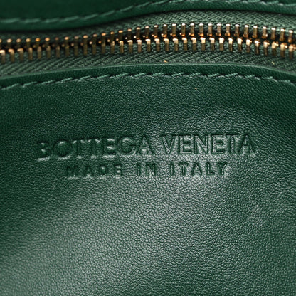 Lambskin Maxi Intrecciato Cassette Crossbody Bag Raintree