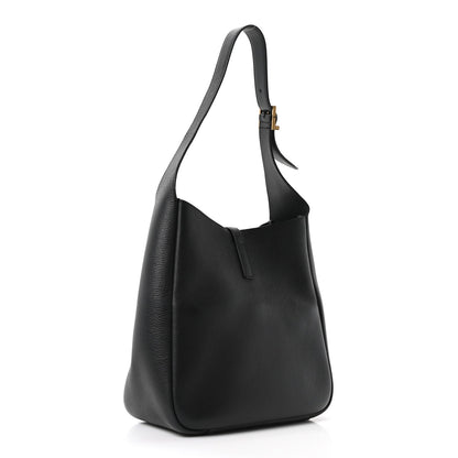 Smooth Calfskin Small Le 5 A 7 Soft Hobo Black