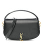 Box Calfskin Voltaire Top Handle Crossbody Bag Black