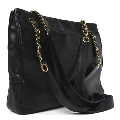 Lambskin CC Shoulder Bag Black