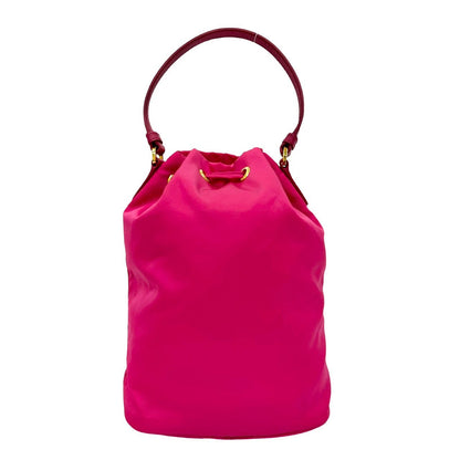 Prada Duet Nylon Leather 2way Shoulder Bag