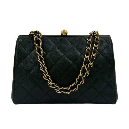 Chanel Matelassé Matte Caviar Skin Shoulder Bag
