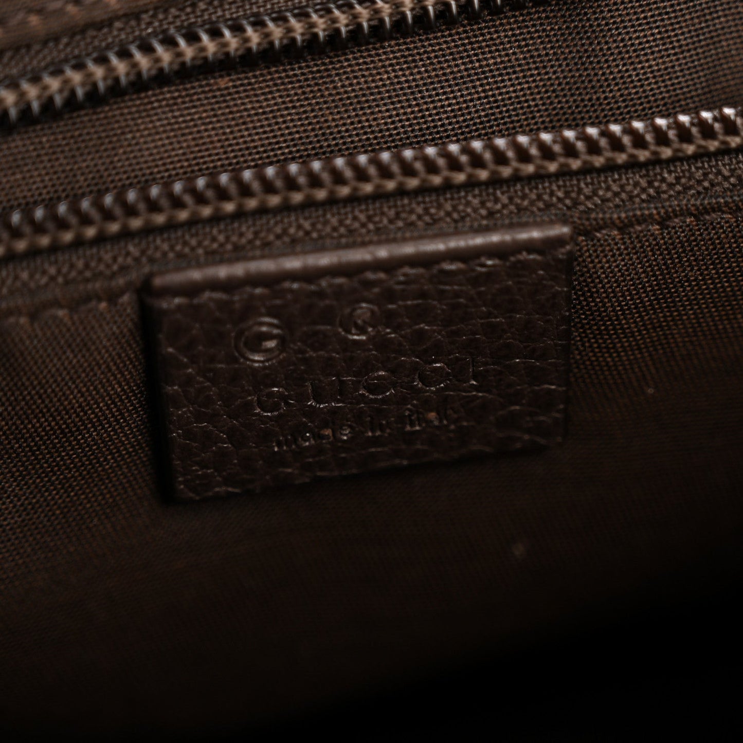 Monogram Flap Messenger Bag Beige Dark Brown
