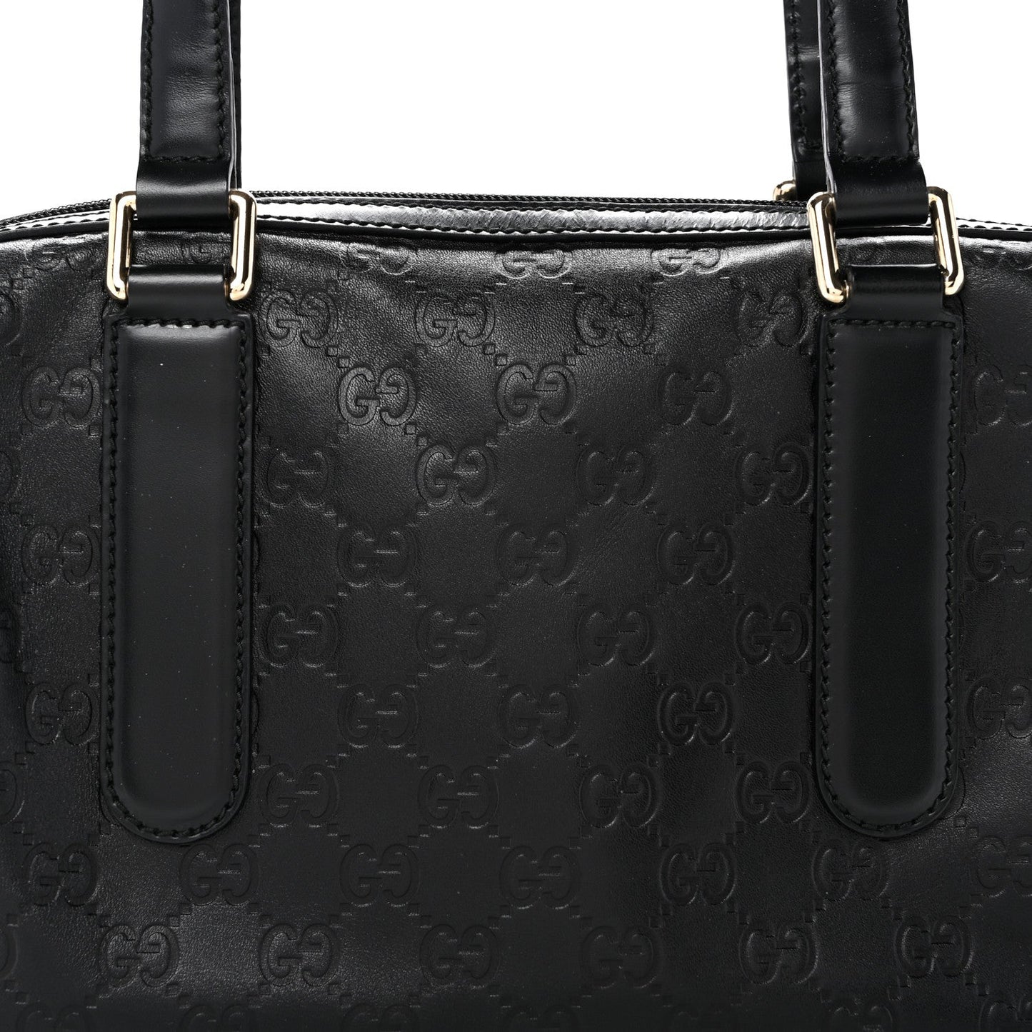 Guccissima Small Boston Black