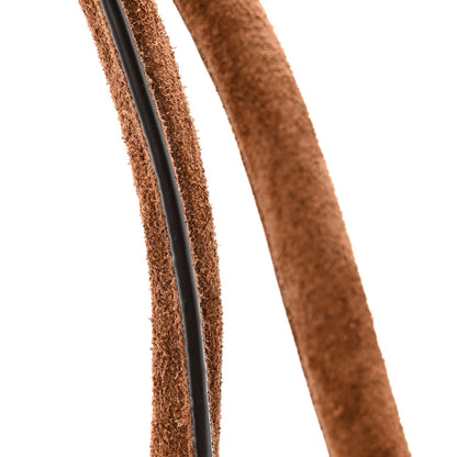 Suede Triangle Medium Bonnie Shoulder Bag Cacao