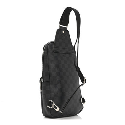 Damier Graphite Logo Avenue Sling Backpack