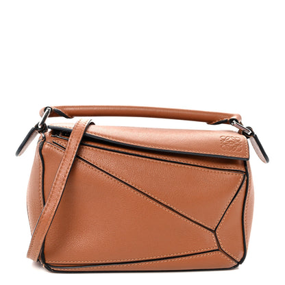 Calfskin Mini Puzzle Bag Tan
