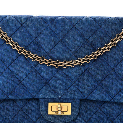Denim Quilted 2.55 Reissue 226 Double Flap Blue