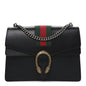 Calfskin Web Small Dionysus Shoulder Bag Black