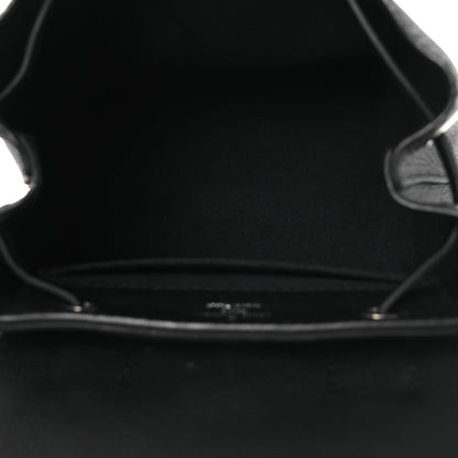 Calfskin Lockme Mini Backpack Black