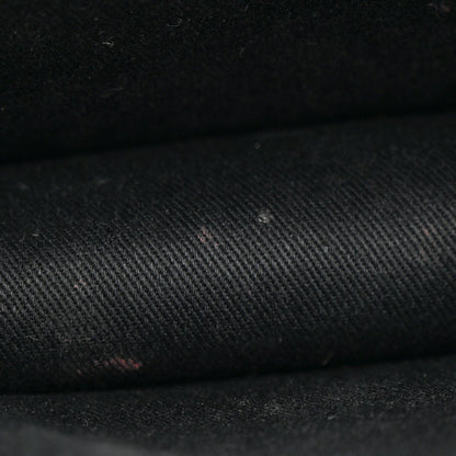 Coated Canvas Medium La Greca Signature Pouch Black Caramel