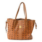 Visetos Medium Liz Reversible Shopper Tote Cognac