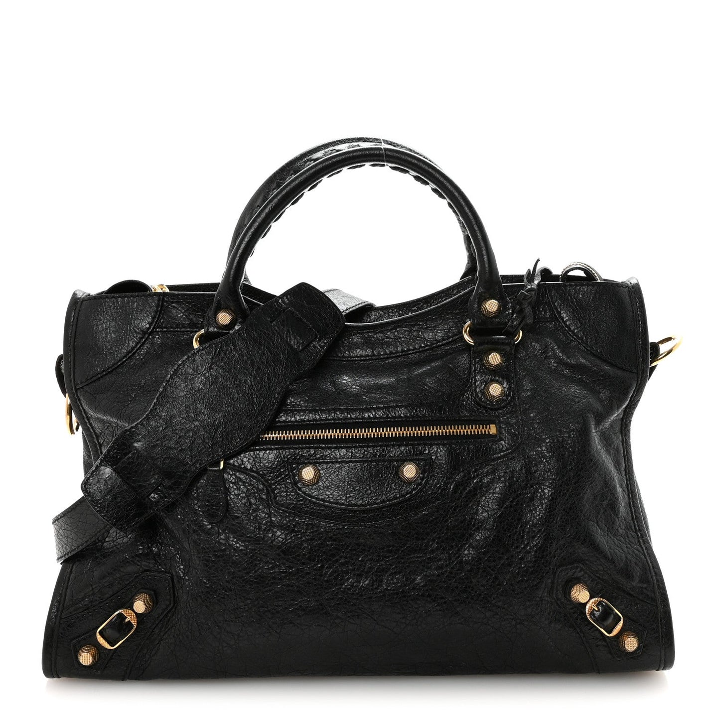 Agneau Giant 12 Gold Hardware City Black