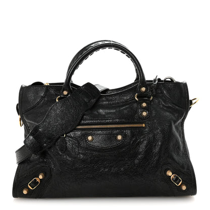 Agneau Giant 12 Gold Hardware City Black