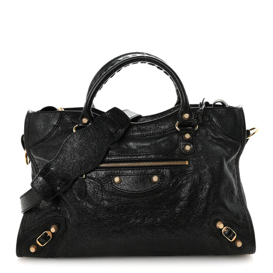 Agneau Giant 12 Gold Hardware City Black