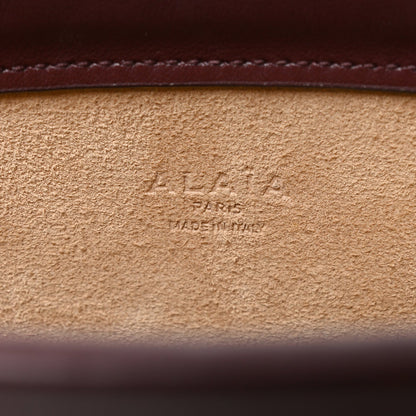 Calfskin Le Click East West Bag Rouge Grenat