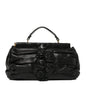 Nappa Jardin Rose Framed Duffel Black